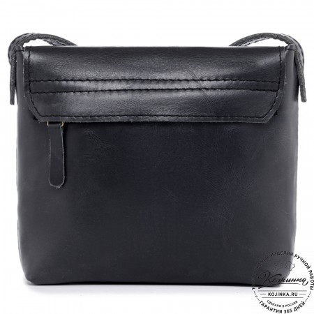  Кожаная сумка "Калифорния Нью" (чёрная)